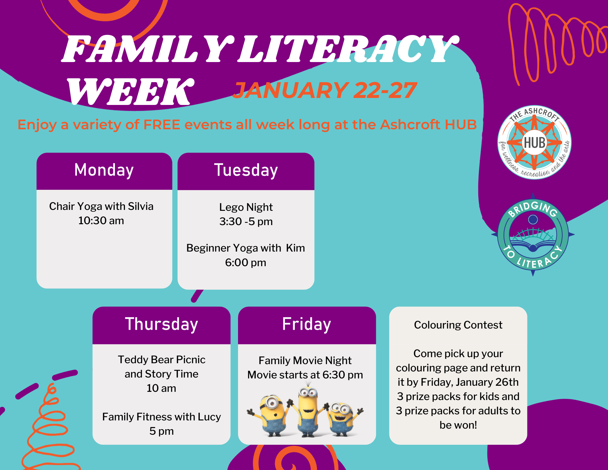 Family Literacy Week-Ashcroft HUB