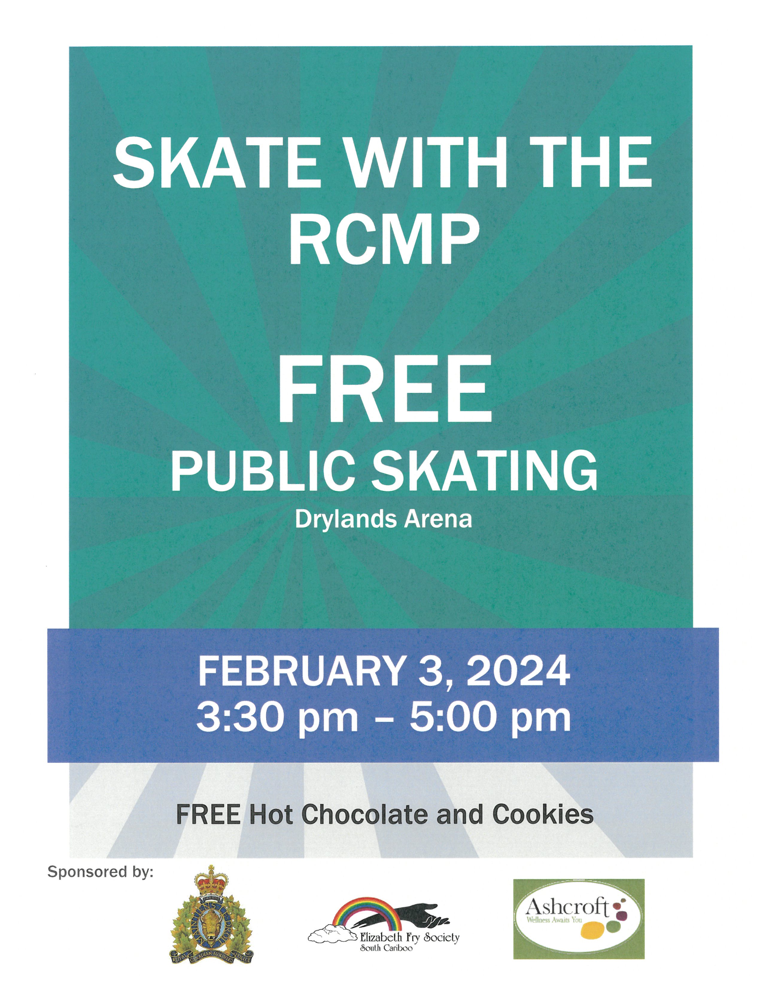 FREE Public Skating - Skate with the RCMP