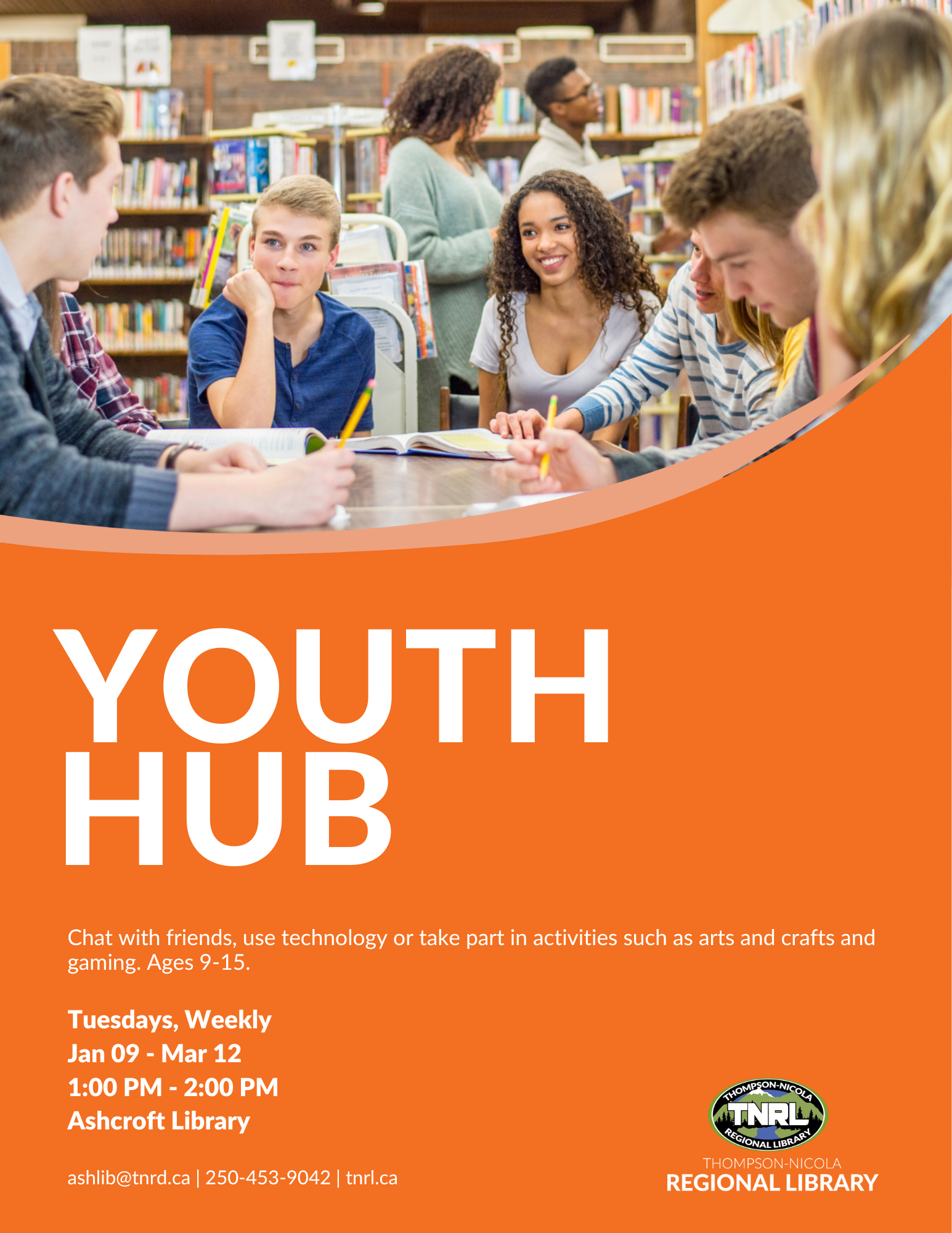 Ashcroft Library-Youth HUB