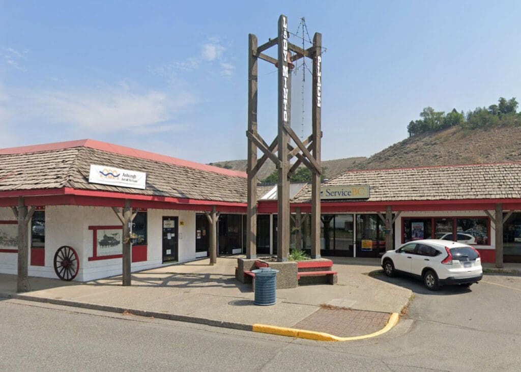 Service BC building in Ashcroft