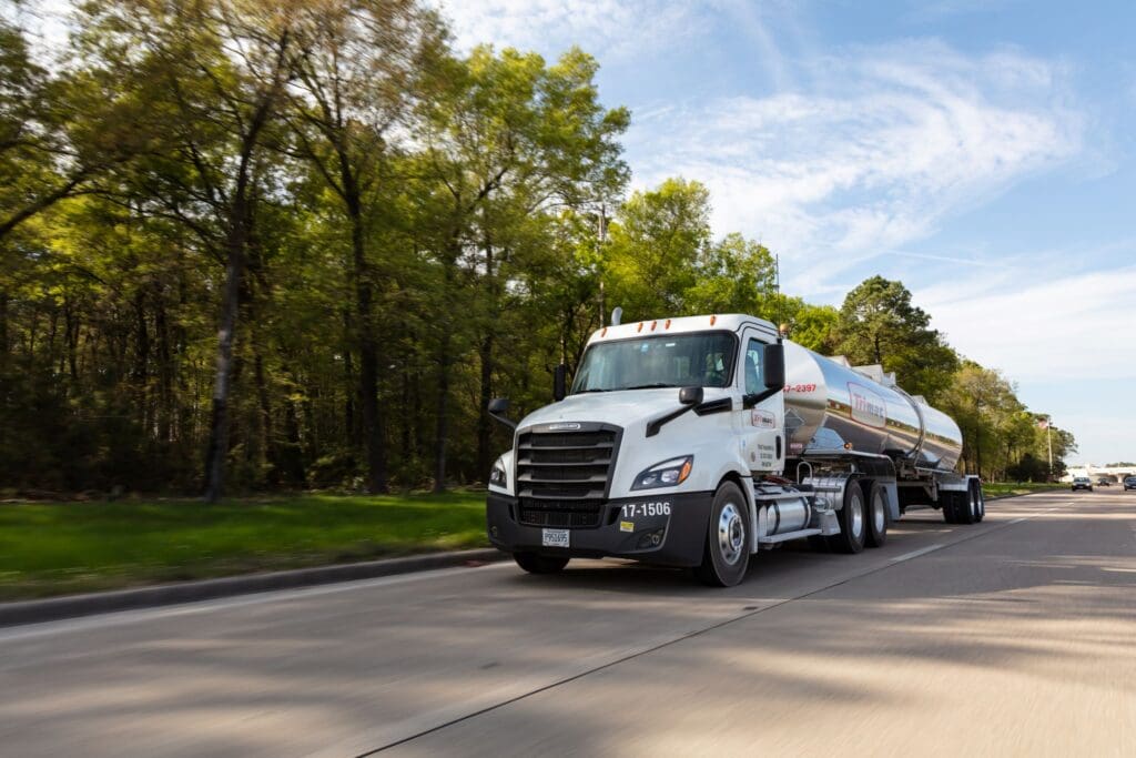 Trimac Truck on the Hwy